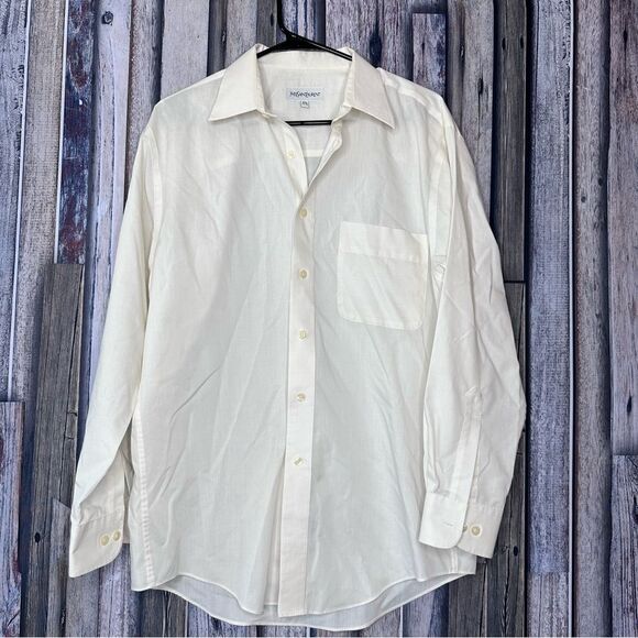 |EUC| YSL Long Sleeve Button Down Formal Shirt - Picture 1 of 5